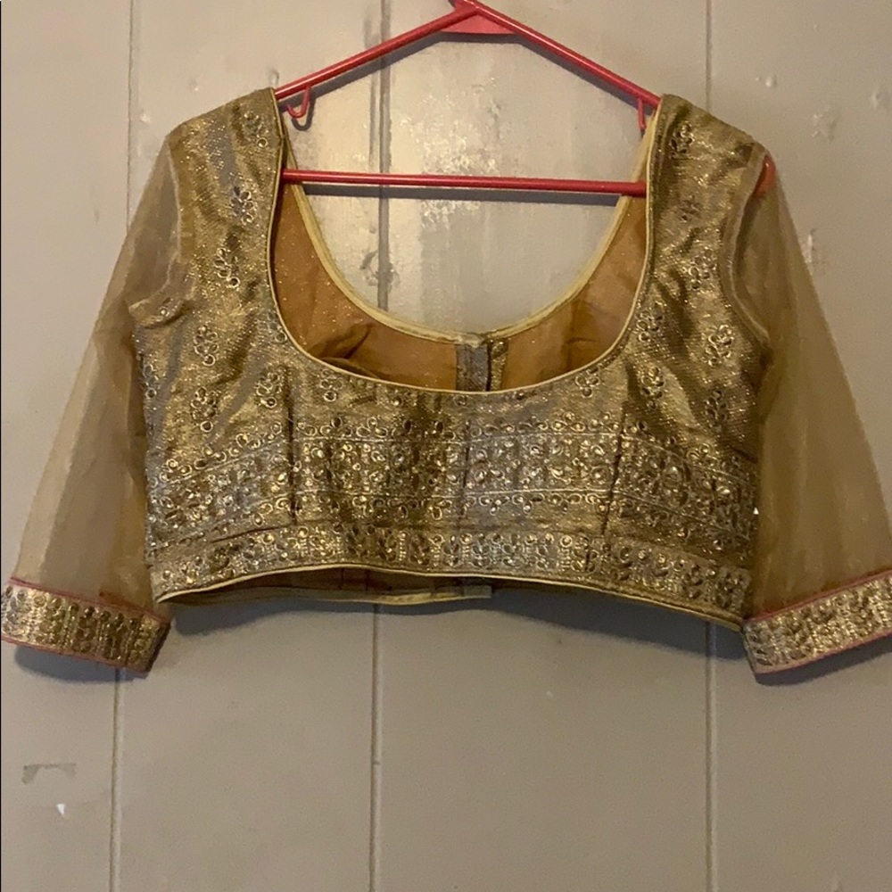 Indian Wear/ Lehenga Choli Set Blush Pink - Picture 4 of 8